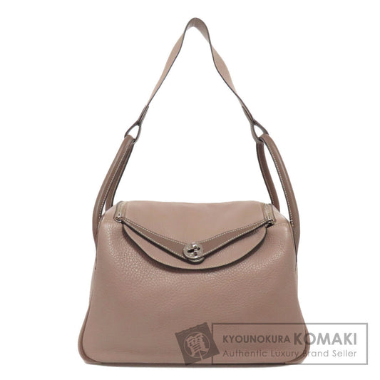 HERMES Lindy 30 SilverHardware Handbag Taurillon Clemence Ladies [Used]