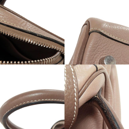 HERMES Lindy 30 SilverHardware Handbag Taurillon Clemence Ladies [Used]