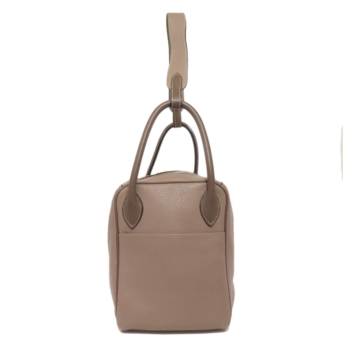 HERMES Lindy 30 SilverHardware Handbag Taurillon Clemence Ladies [Used]