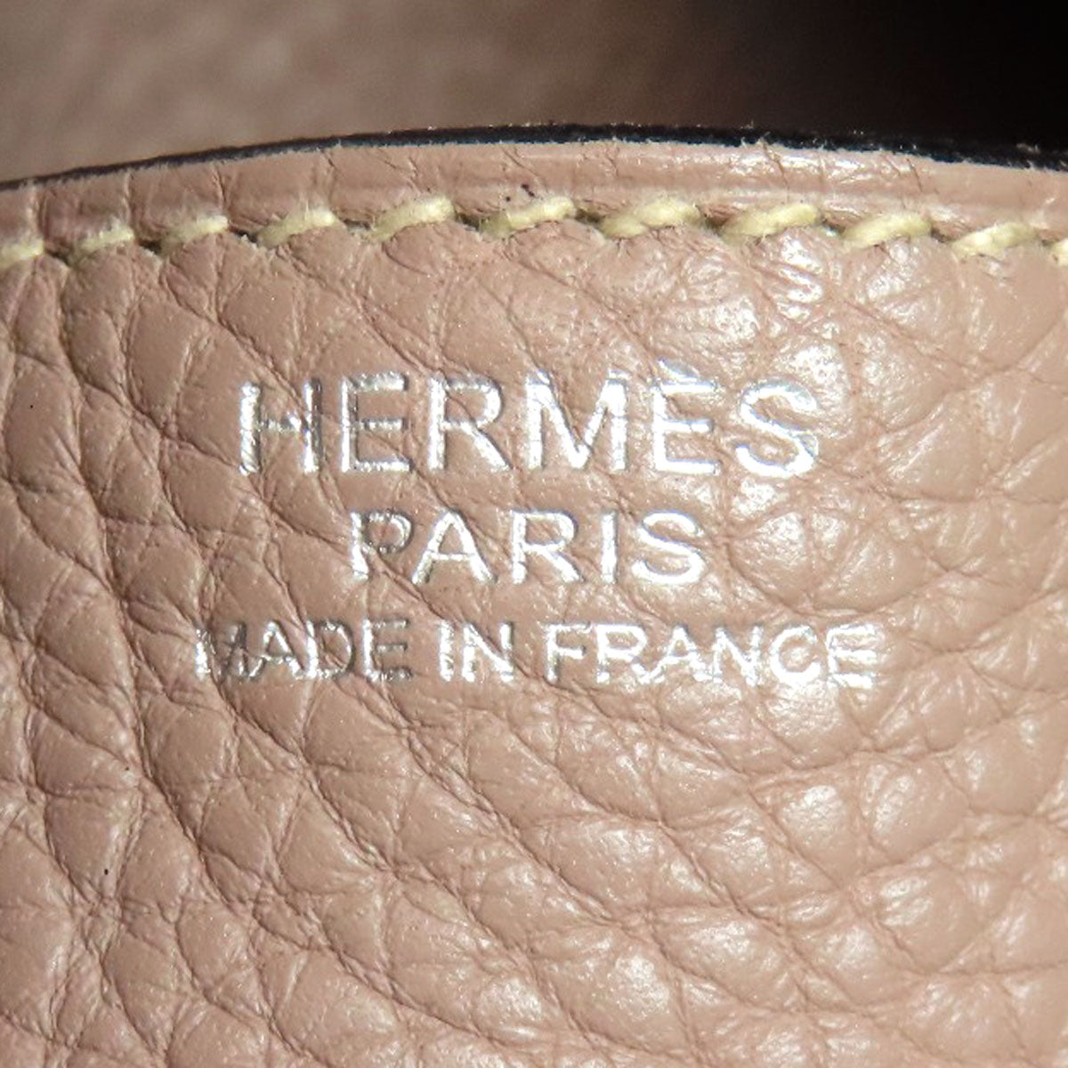 HERMES Lindy 30 SilverHardware Handbag Taurillon Clemence Ladies [Used]