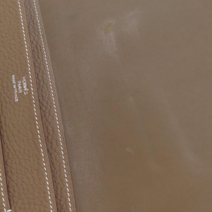 HERMES Dogon GM Etope SilverHardware Long wallet (with coin pocket) Togo Ladies [Used]