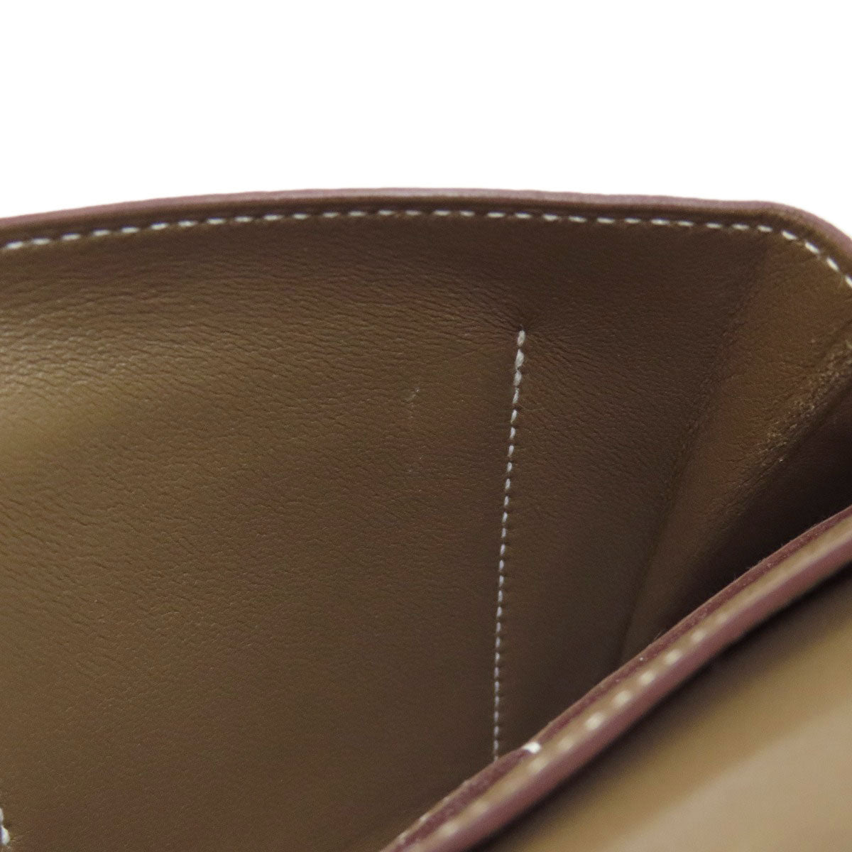 HERMES Dogon GM Etope SilverHardware Long wallet (with coin pocket) Togo Ladies [Used]