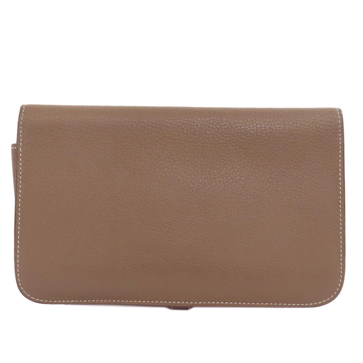 HERMES Dogon GM Etope SilverHardware Long wallet (with coin pocket) Togo Ladies [Used]