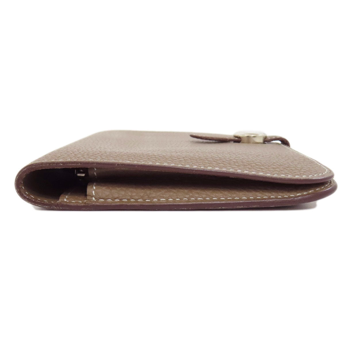 HERMES Dogon GM Etope SilverHardware Long wallet (with coin pocket) Togo Ladies [Used]