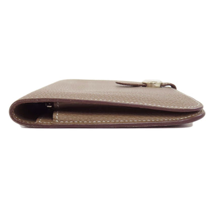 HERMES Dogon GM Etope SilverHardware Long wallet (with coin pocket) Togo Ladies [Used]