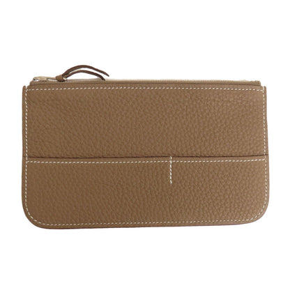 HERMES Dogon GM Etope SilverHardware Long wallet (with coin pocket) Togo Ladies [Used]