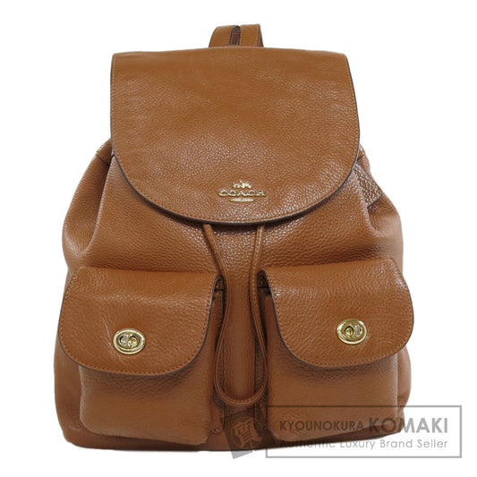 COACH  F37410 Backpack Â· Daypack logo Leather Ladies