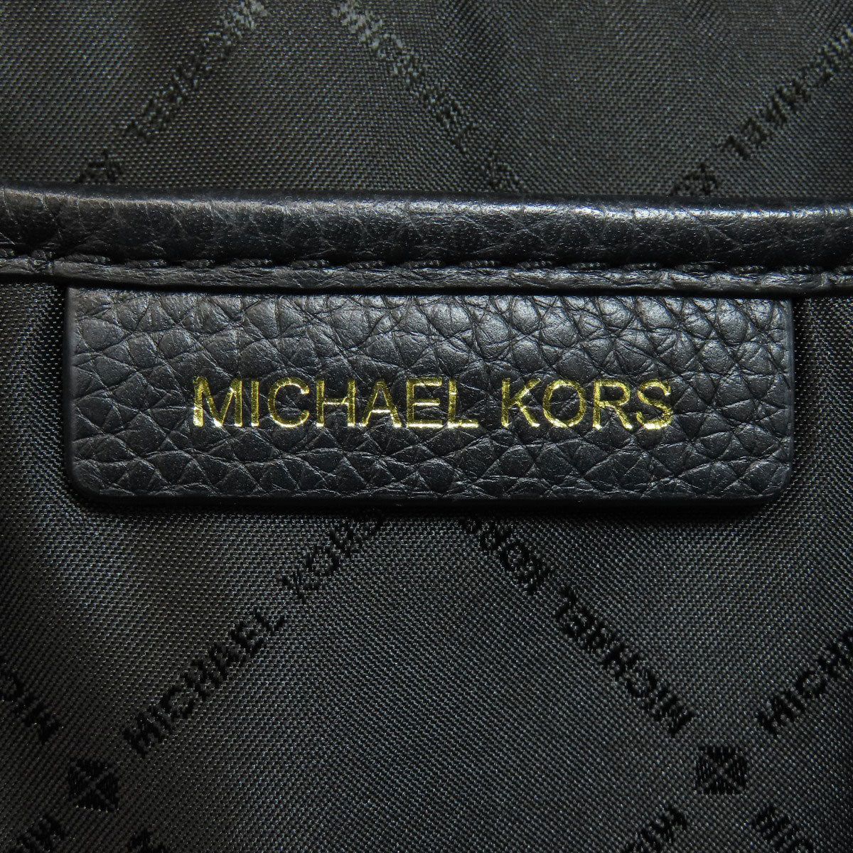 Michael Kors logo Backpack Â· Daypack Leather Ladies [Used]