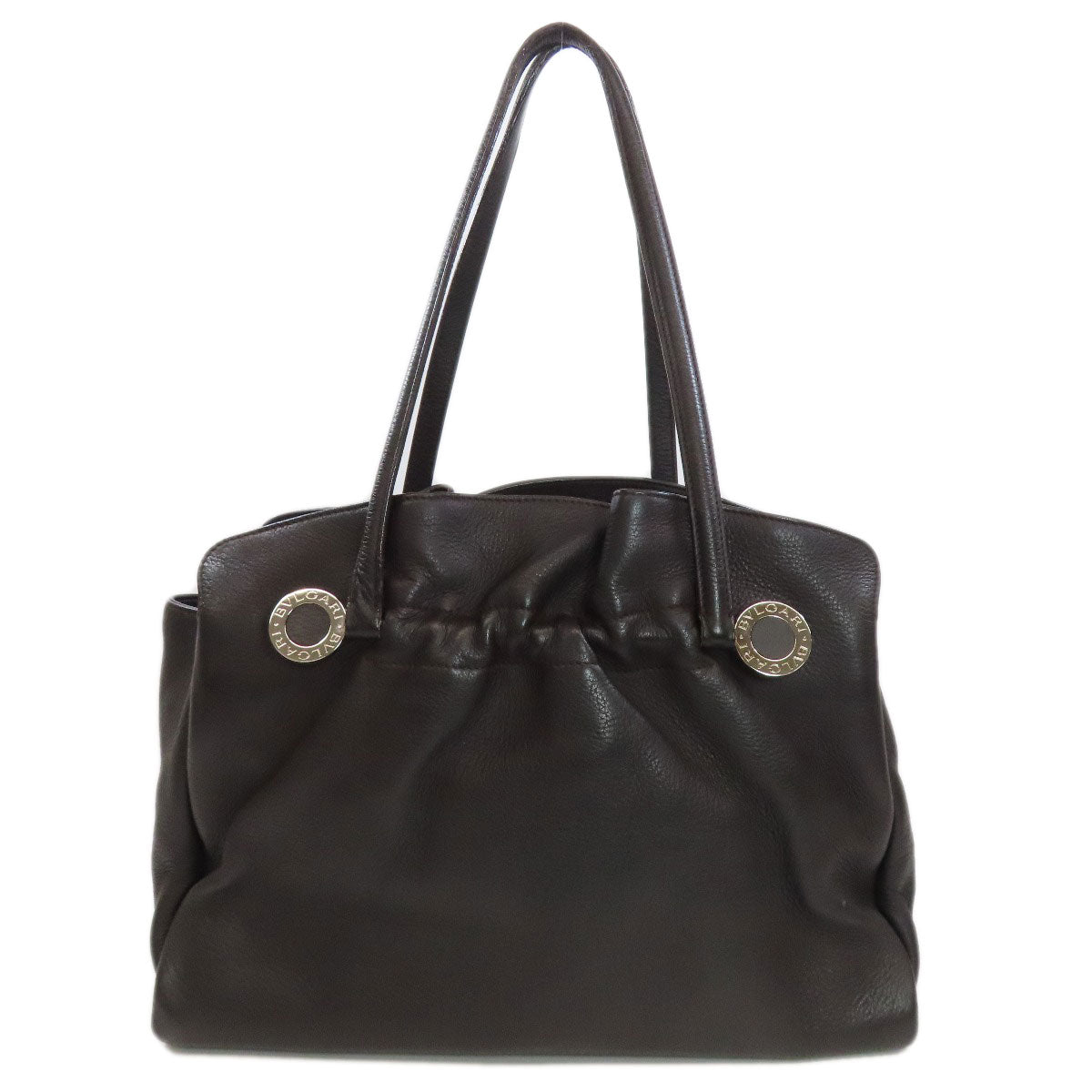 BVLGARI   Tote Bag logo Leather Ladies