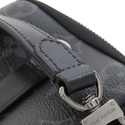 LOUIS VUITTON M69534 Double phone pouch Shoulder strap Monogram Eclipse mens [Used]