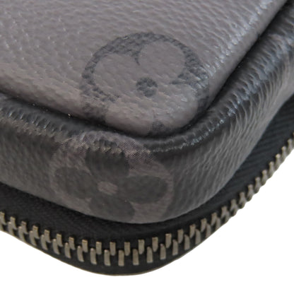 LOUIS VUITTON M69534 Double phone pouch Shoulder strap Monogram Eclipse mens [Used]