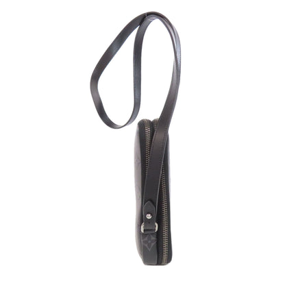 LOUIS VUITTON M69534 Double phone pouch Shoulder strap Monogram Eclipse mens [Used]