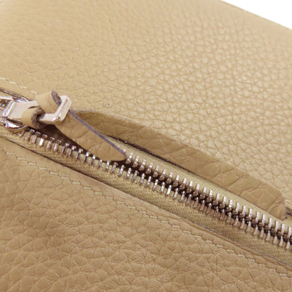 HERMES Dogon Long SilverHardware Long wallet (with coin pocket) Togo Ladies [Used]
