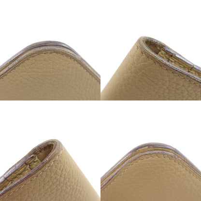 HERMES Dogon Long SilverHardware Long wallet (with coin pocket) Togo Ladies [Used]