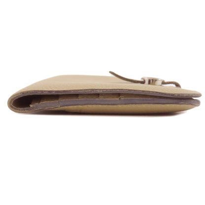 HERMES Dogon Long SilverHardware Long wallet (with coin pocket) Togo Ladies [Used]