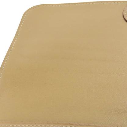 HERMES Dogon Long SilverHardware Long wallet (with coin pocket) Togo Ladies [Used]