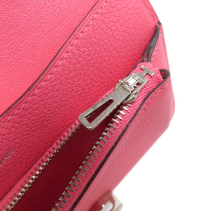 HERMES Dogon Compact SilverHardware coin purse Evercolor Ladies [Used]