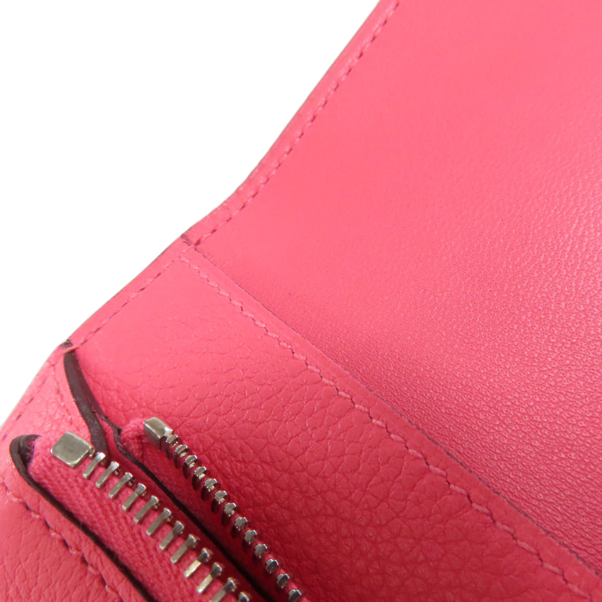 HERMES Dogon Compact SilverHardware coin purse Evercolor Ladies [Used]