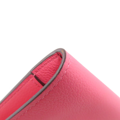 HERMES Dogon Compact SilverHardware coin purse Evercolor Ladies [Used]