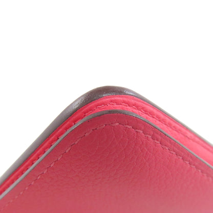 HERMES Dogon Compact SilverHardware coin purse Evercolor Ladies [Used]
