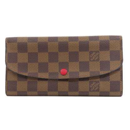 LOUIS VUITTON  M60697 Long wallet (with coin pocket) Portefeiulle ã» Emily Monogram canvas Ladies