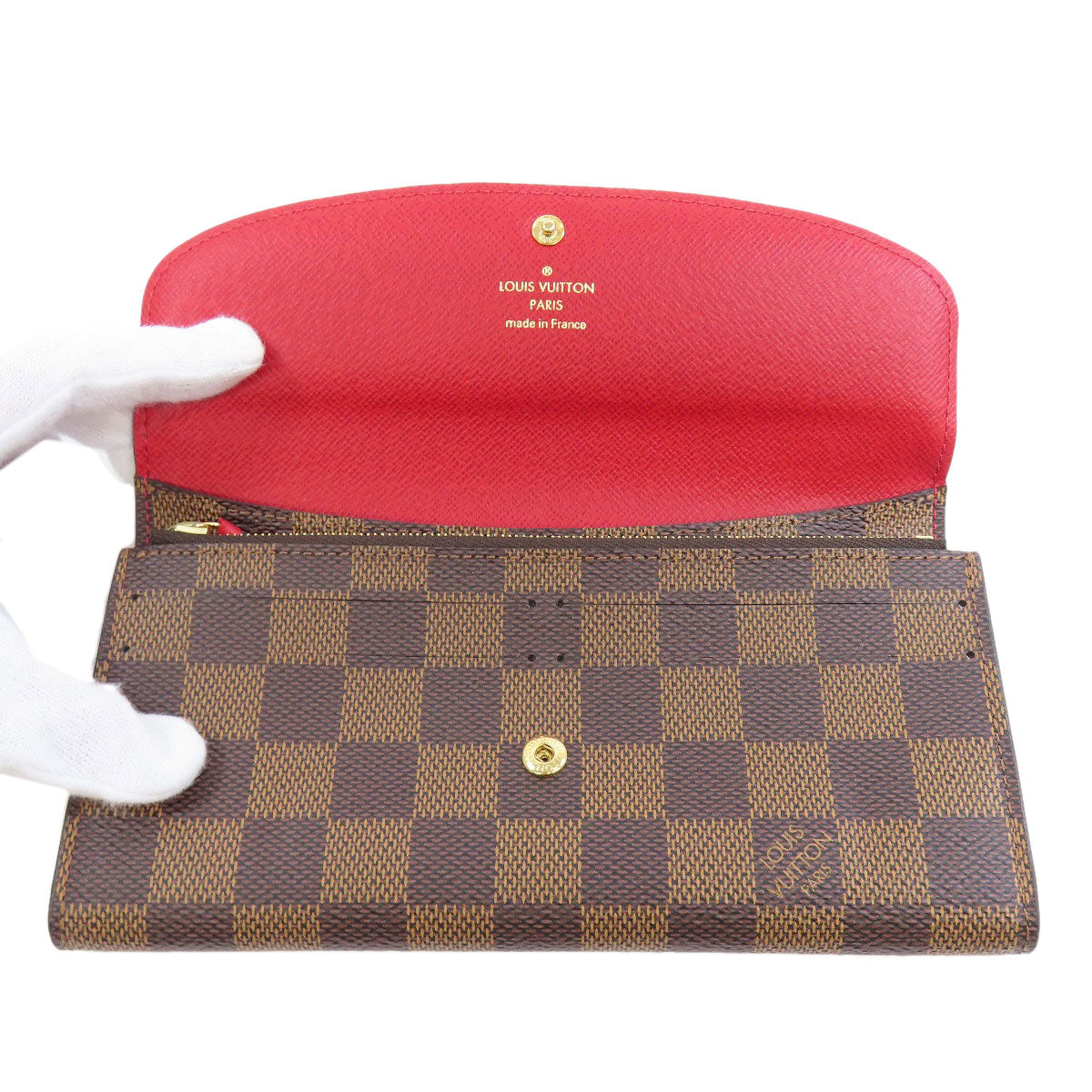 LOUIS VUITTON  M60697 Long wallet (with coin pocket) Portefeiulle ã» Emily Monogram canvas Ladies