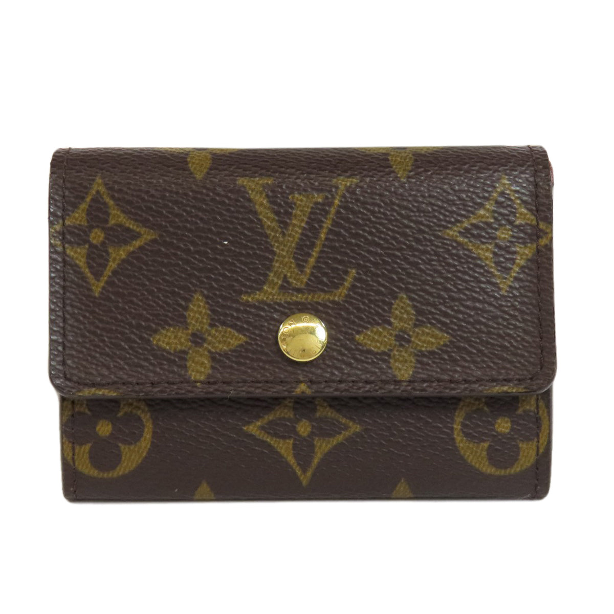 LOUIS VUITTON  M61930  coin purse Portonet Plat Monogram canvas Ladies