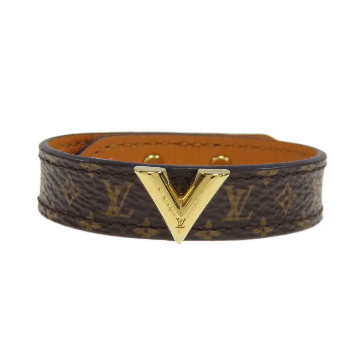LOUIS VUITTON M6042 Essential V Bracelet Monogram canvas Ladies [Used]