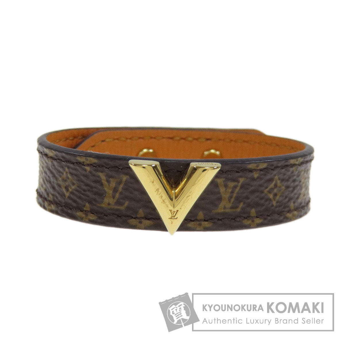 LOUIS VUITTON M6042 Essential V Bracelet Monogram canvas Ladies [Used]