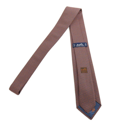 HERMES Overall handle tie Silk mens [Used]