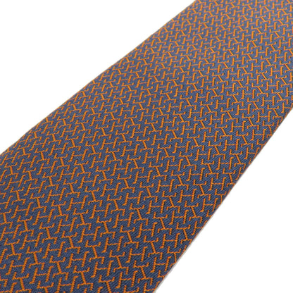 HERMES Overall handle tie Silk mens [Used]
