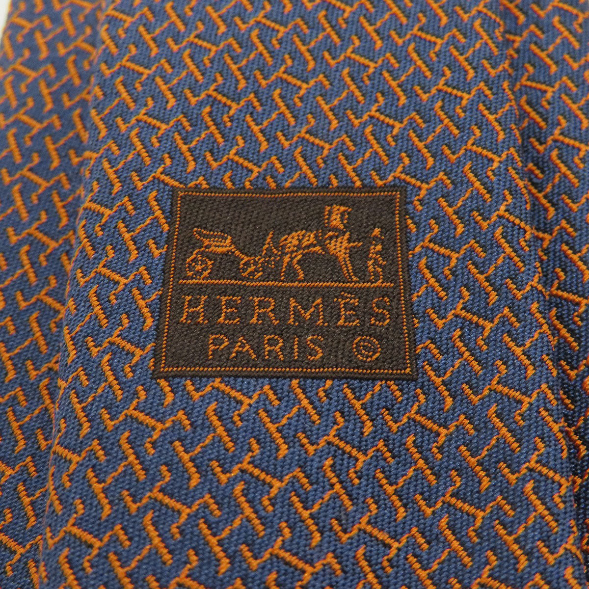 HERMES   tie Overall handle Silk mens