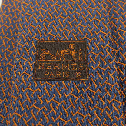 HERMES Overall handle tie Silk mens [Used]