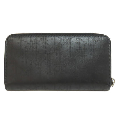 CHRISTIAN DIOR Oblique Galaxy Long wallet (with coin pocket) Calf Ladies [Used]
