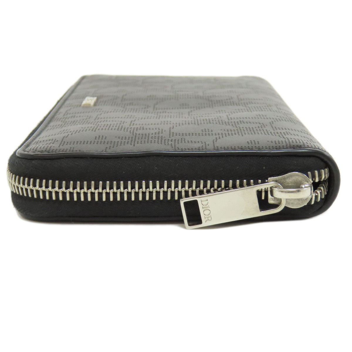 CHRISTIAN DIOR Oblique Galaxy Long wallet (with coin pocket) Calf Ladies [Used]