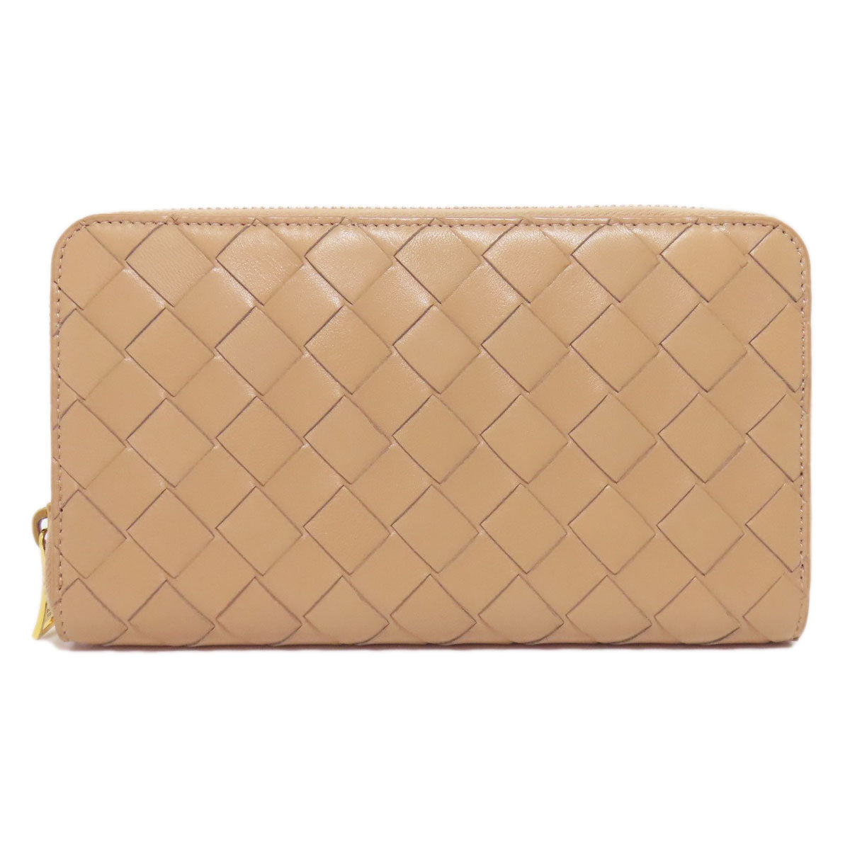 BOTTEGA VENETA Intrecciato Long wallet (with coin pocket) Leather Ladies [Used]