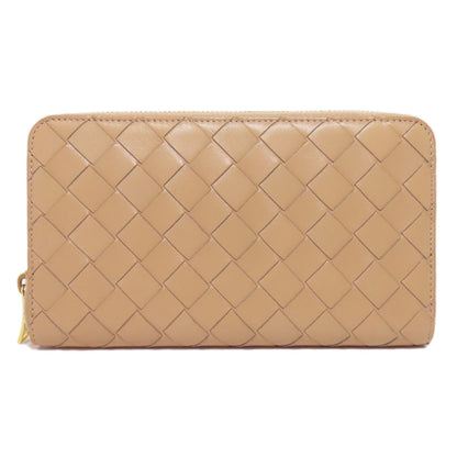 BOTTEGA VENETA Intrecciato Long wallet (with coin pocket) Leather Ladies [Used]