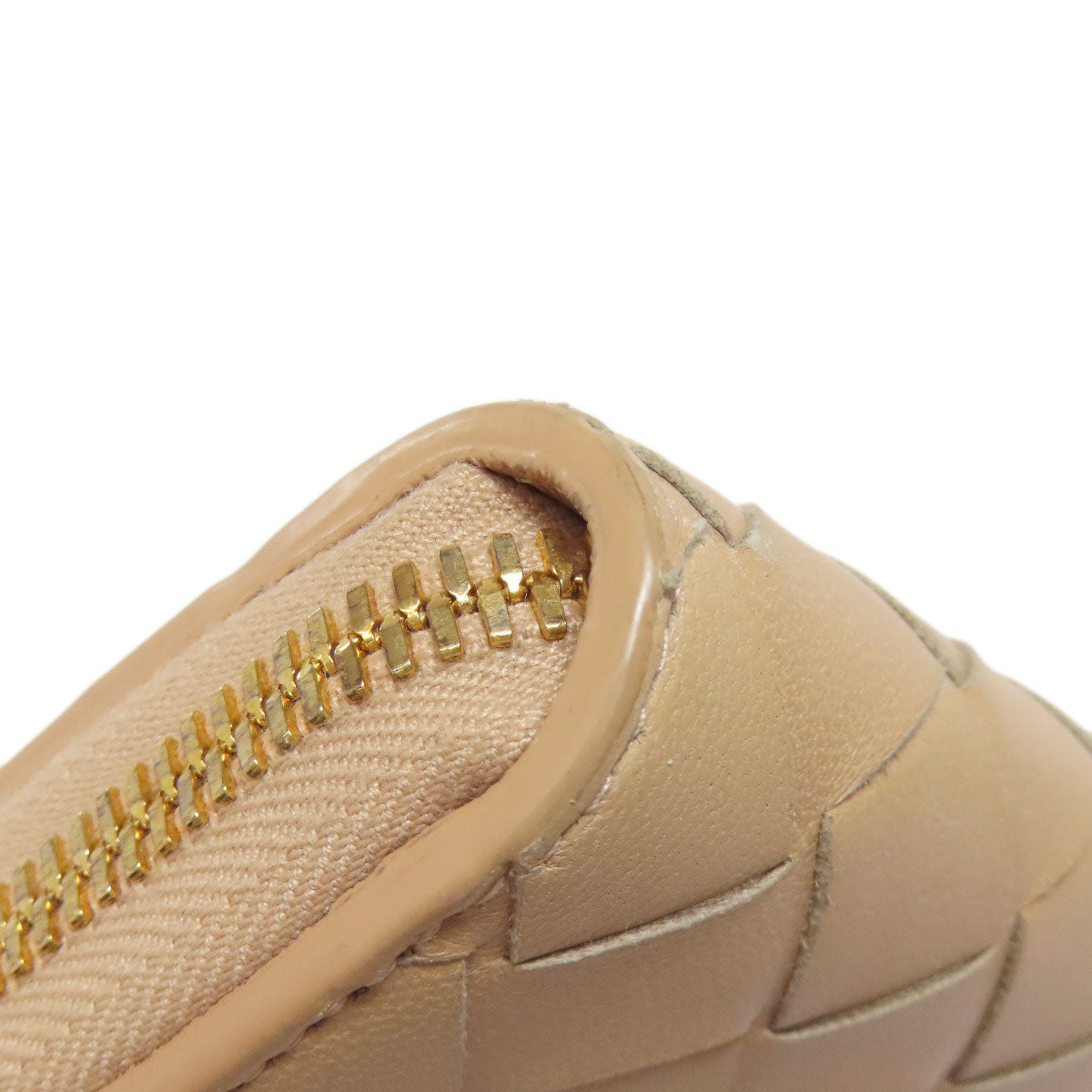 BOTTEGA VENETA Intrecciato Long wallet (with coin pocket) Leather Ladies [Used]