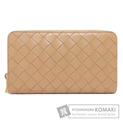 BOTTEGA VENETA Intrecciato Long wallet (with coin pocket) Leather Ladies [Used]