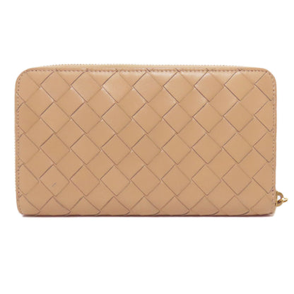 BOTTEGA VENETA Intrecciato Long wallet (with coin pocket) Leather Ladies [Used]