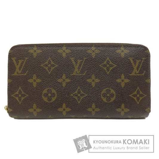 LOUIS VUITTON  M60017 Long wallet (with coin pocket) Zippy wallet old Monogram canvas Ladies