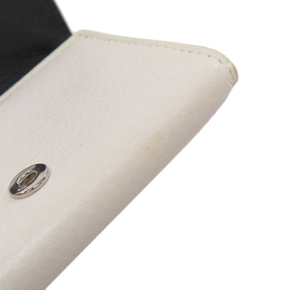 BALENCIAGA 516402 Logo tri-fold wallet Bifold Wallet with Coin Pocket Leather Ladies [Used]