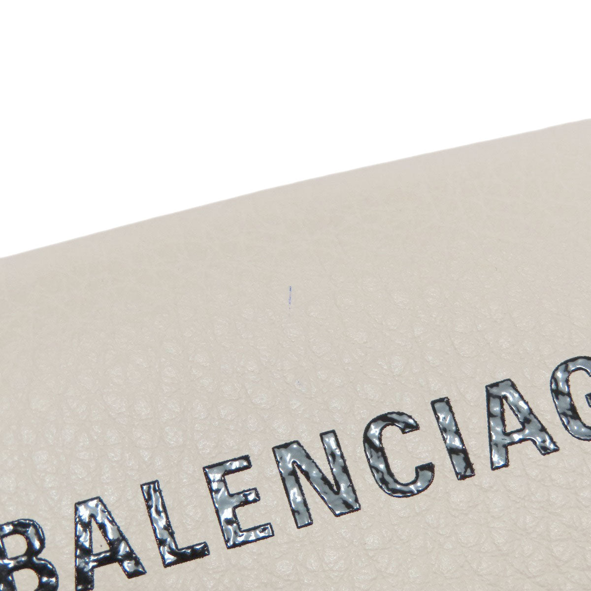 BALENCIAGA 516402 Logo tri-fold wallet Bifold Wallet with Coin Pocket Leather Ladies [Used]