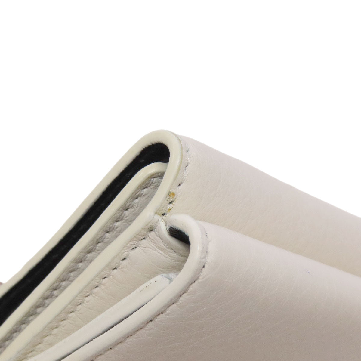 BALENCIAGA 516402 Logo tri-fold wallet Bifold Wallet with Coin Pocket Leather Ladies [Used]