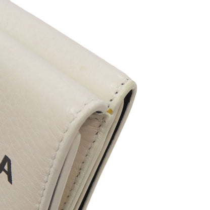 BALENCIAGA 516402 Logo tri-fold wallet Bifold Wallet with Coin Pocket Leather Ladies [Used]