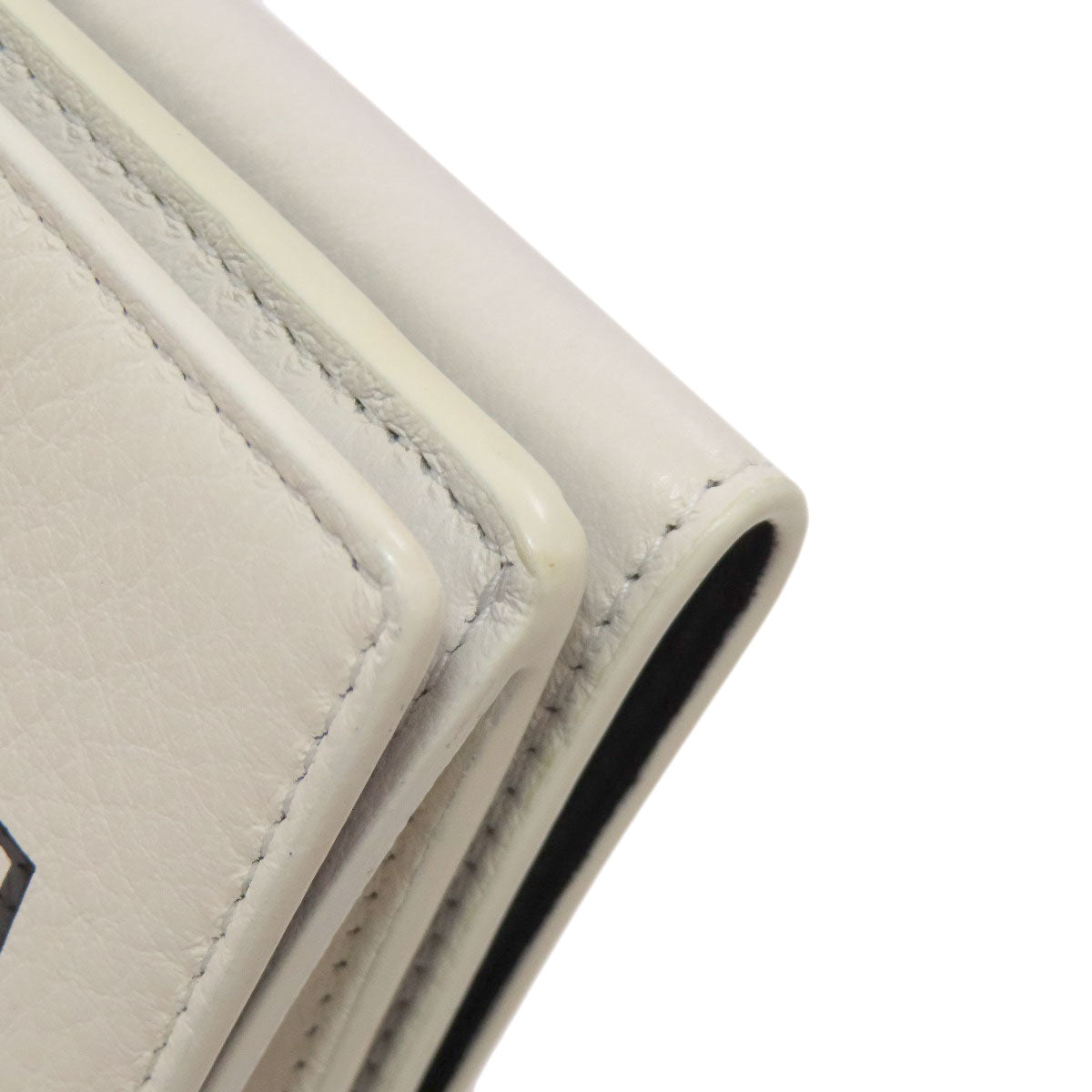 BALENCIAGA 516402 Logo tri-fold wallet Bifold Wallet with Coin Pocket Leather Ladies [Used]