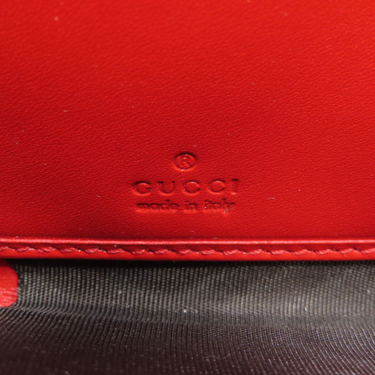 GUCCI  307990 Long wallet (with coin pocket) Diamante Leather Ladies