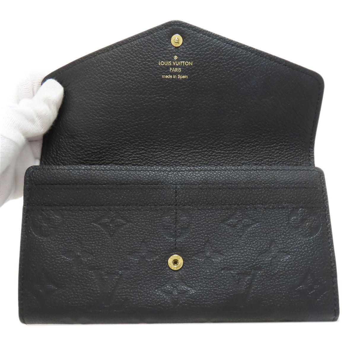 LOUIS VUITTON  M61182 Long wallet (with coin pocket) Portefeiulle Â· Sarah Empreinte Ladies