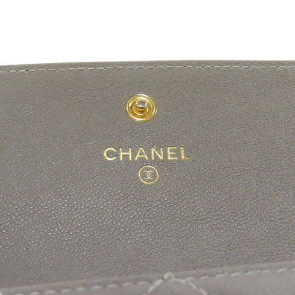 CHANEL   Long wallet (with coin pocket) Boy Chanel GoldHardware Caviar skin Ladies