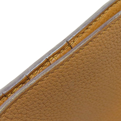 HERMES Dogon Long SilverHardware Long wallet (no coin pocket) Taurillon Clemence Ladies [Used]